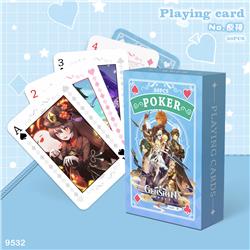 Genshin Impact anime poker