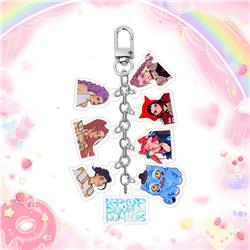 Kpop demon hunters anime keychain