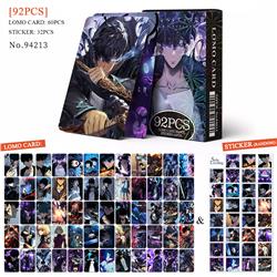 Solo Leveling anime lomo cards 92 pcs a set