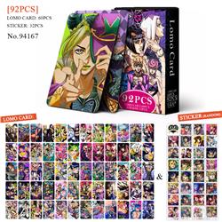JoJos Bizarre Adventure anime lomo cards 92pcs a set
