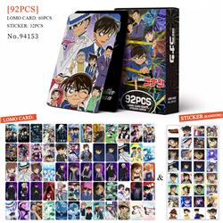 Detective Conan anime lomo cards 92pcs a set
