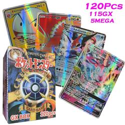 Pokemon anime cards 120Pcs(115GX5MEGA)