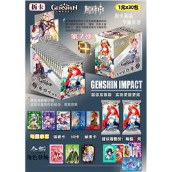 Genshin Impact anime cards 30pcs a set