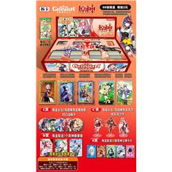 Genshin Impact anime cards 68pcs a set