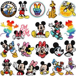 Disney anime embroidered fabric patch 10pcs a set