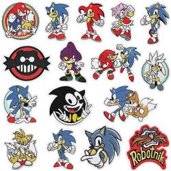 Sonic anime embroidered fabric patch 10pcs a set