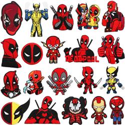 spider man anime embroidered fabric patch 10pcs a set