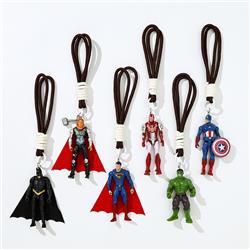 Avengers anime keychain 6pcs a set