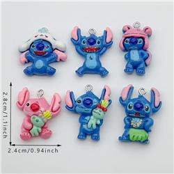 stitch anime pendant 10pcs a set