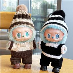 Labubu anime 17cm doll change clothes (only clothes)