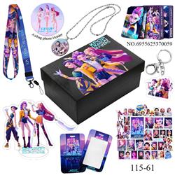 Kpop demon hunters anime gift box set of 8 pieces