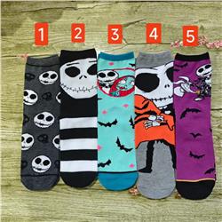 The Nightmare Before Christmas anime socks price for 1pcs