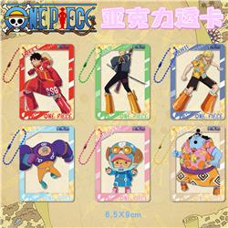 One Piece anime keychain