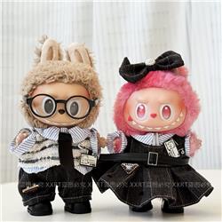 Labubu anime 17cm doll change clothes (only clothes)