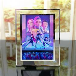 Kpop demon hunters anime crystal photo frame