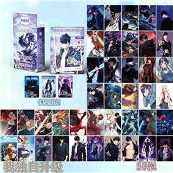 Solo Leveling anime lomo cards 50pcs a set