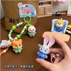 Zootopia anime keychain