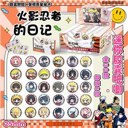 Naruto anime pin 30pcs a set 25mm