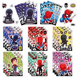 spider man anime DIY sticker price for 8pcs