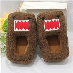 Domo-kun anime plush slippers ( one size 35-40 )