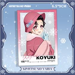 Demon slayer kimets anime card 10 pcs a set