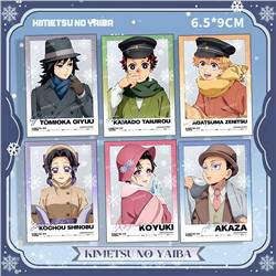 Demon slayer kimets anime card 10 pcs a set