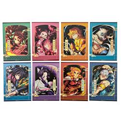 Demon slayer kimets anime card 8pcs a set