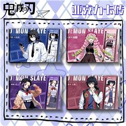 Demon slayer kimets anime standing plate 12*8cm