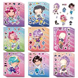 Kpop demon hunters anime stickers 8pcs a set