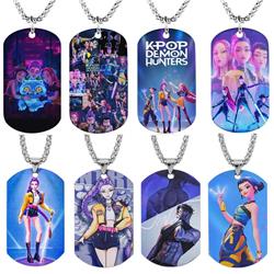 Kpop demon hunters anime necklace