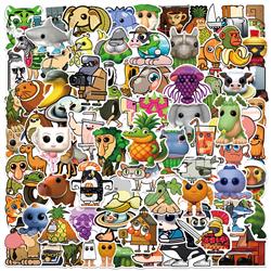 tungtungsahur anime waterproof stickers 110pcs a set