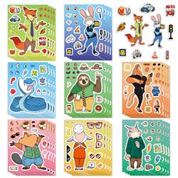 Zootopia anime stickers 8pcs a set
