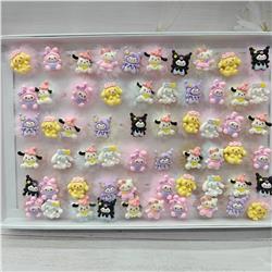 Kuromi anime ring kid  60pcs a set