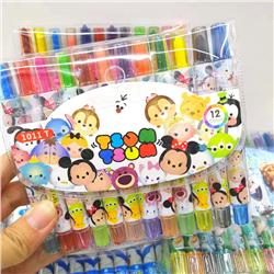 Disney anime crayon 12 colors 5pcs a set