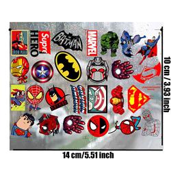 Avengers anime 3D waterproof sticker