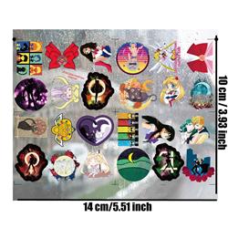 Sailor Moon Crystal anime 3D waterproof sticker