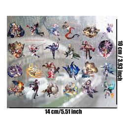 Honkai: Star Rail anime 3D waterproof sticker