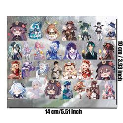 Genshin Impact anime 3D waterproof sticker