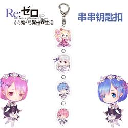 Re Zero Kara Hajimeru Isekai Seikatsu anime keychain