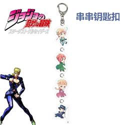 JoJos Bizarre Adventure anime keychain