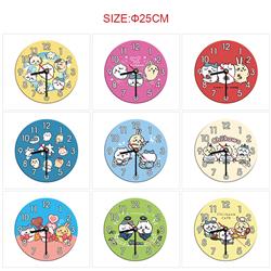 Chiikawa anime wall clock