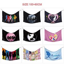 Sailor Moon Crystal anime flag 100*60cm