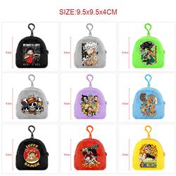 One Piece anime plush bag