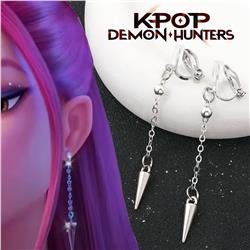 Kpop demon hunters anime earrings