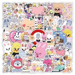 Straykids anime stickers 50pcs a set