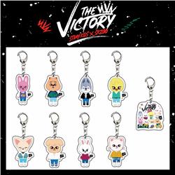 Straykids anime keychain