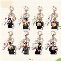 Straykids anime keychain