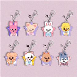 Straykids anime keychain
