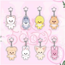 Straykids anime keychain