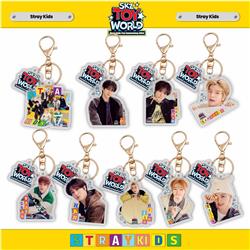 Straykids anime keychain